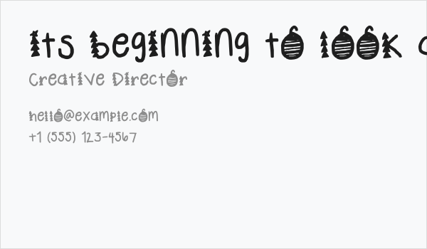 its beginning to look a lot like christmas Business Card