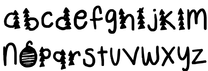 its beginning to look a lot like christmas Font LOWERCASE