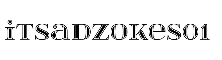 itsadzokeS01 Font