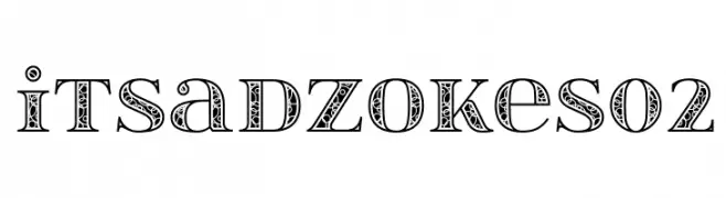 itsadzokeS02  フリーフォントのダウンロード