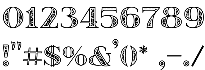 itsadzokeS02 Font OTHER CHARS