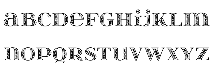itsadzokeS02 Font LOWERCASE