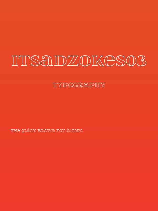 itsadzokeS03 Poster