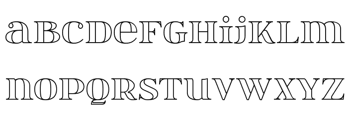 itsadzokeS03 Font LOWERCASE