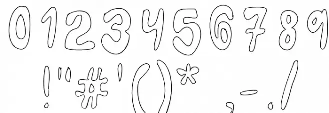 itsthespacebetween フォント その他の文字