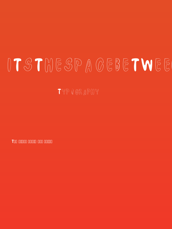 itsthespacebetween Poster