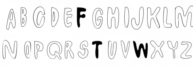 itsthespacebetween フォント 小文字