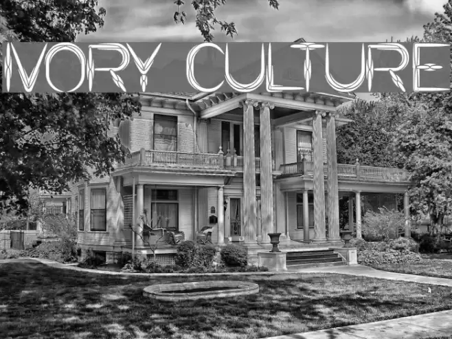 IVORY CULTURE Font examples