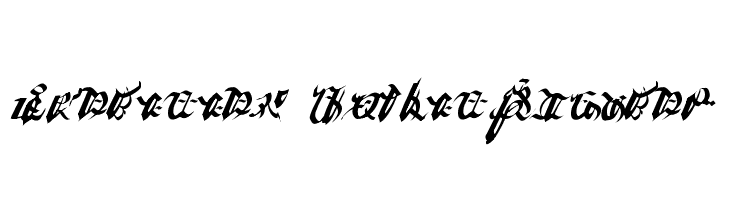 Ivalician GothicRegular  Frei Schriftart Herunterladen