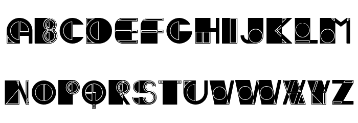 Ivan Filled Regular Font LOWERCASE