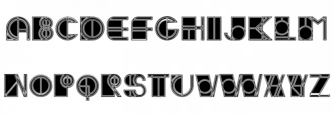 Ivan Linear Filled Regular フォント 大文字