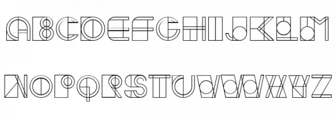 Ivan Linear Regular フォント 大文字