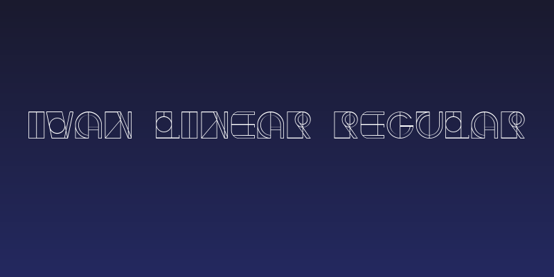 Ivan Linear Regular Social Header