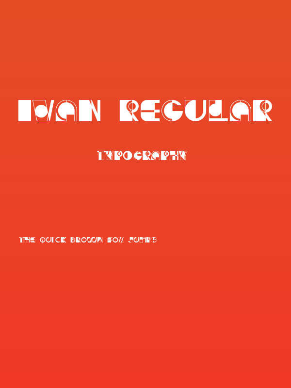 Ivan Regular Poster