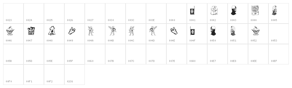 Ivanbats Character Map