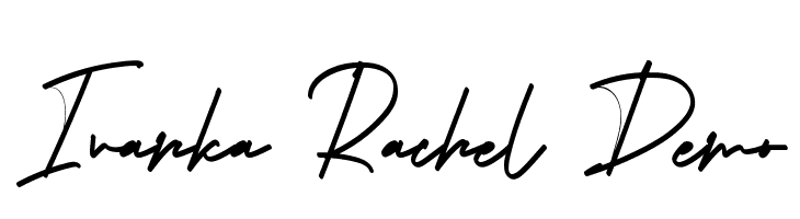 Ivanka Rachel Demo  नि: शुल्क फ़ॉन्ट्स डाउनलोड