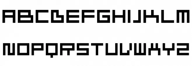 Ivorg Font UPPERCASE