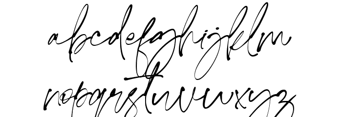 Ivory Coast Font LOWERCASE