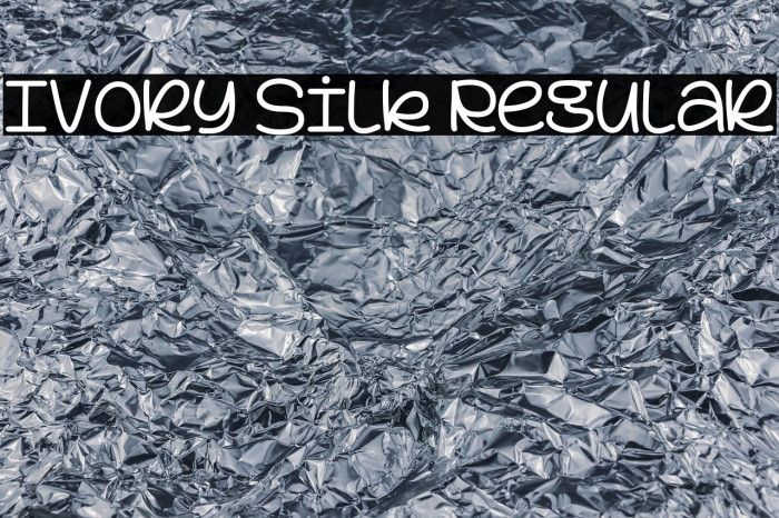 Ivory Silk Regular Example 3