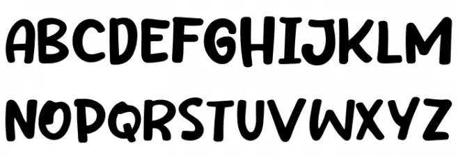 Ivory Smile Schriftart Groß