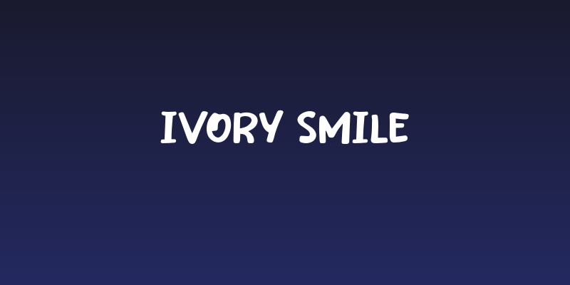 Ivory Smile Social Header