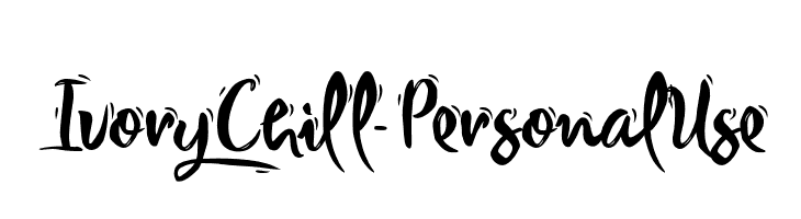 IvoryChill-PersonalUse  Free Fonts Download