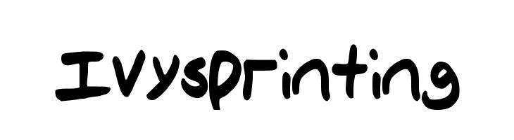 IvysPrinting フォント
