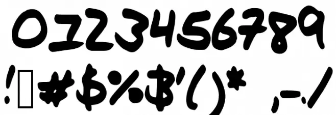 IvysPrinting フォント その他の文字
