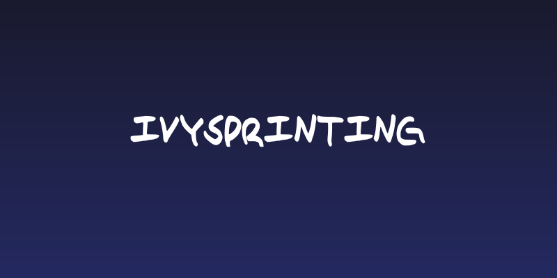 IvysPrinting Social Header