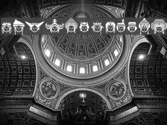 IW Pixelated Regular Font examples