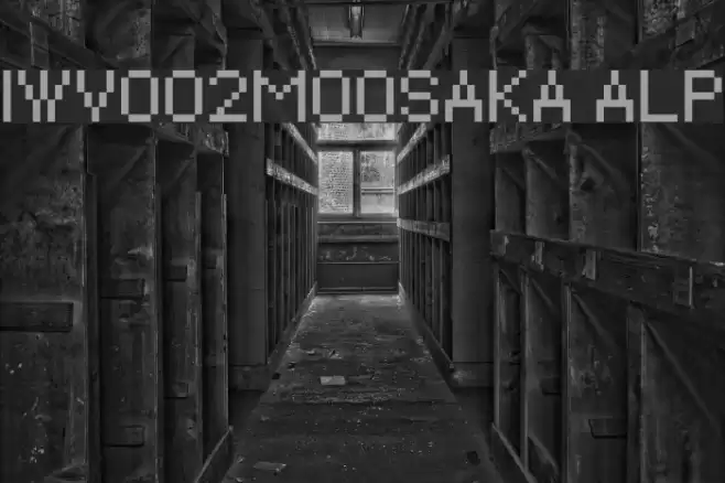 IWV002MOOSAKA ALP Schriftart examples