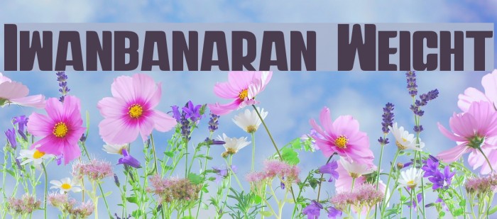 Iwanbanaran Weight Example 1