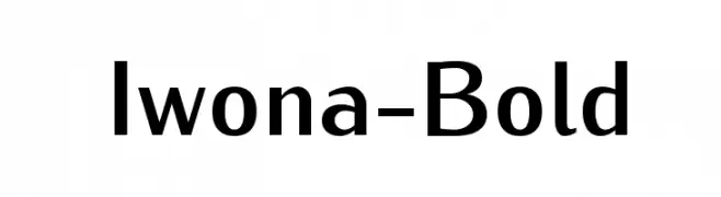 Iwona-Bold  Fuentes Gratis Descargar