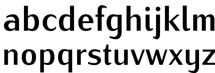 Iwona-Bold Font LOWERCASE