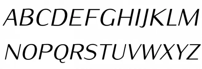 Iwona-Italic Fonte MAIÚSCULAS