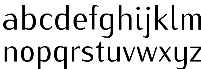 Iwona-Regular Font LOWERCASE