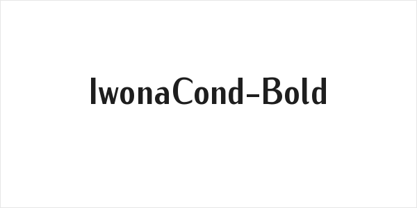 IwonaCond-Bold Logo