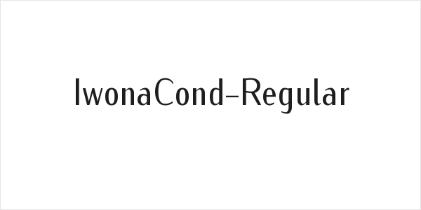 IwonaCond-Regular Logo