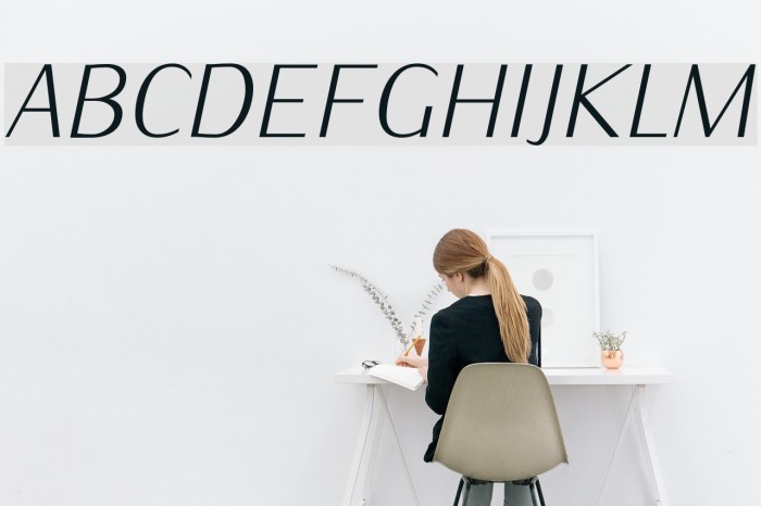 IwonaCondLight-Italic Font examples