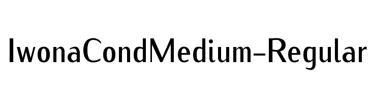 IwonaCondMedium-Regular Polices