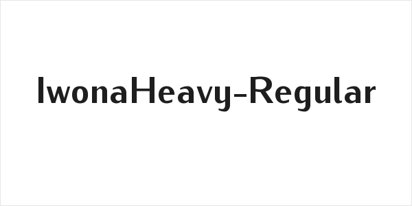 IwonaHeavy-Regular Logo