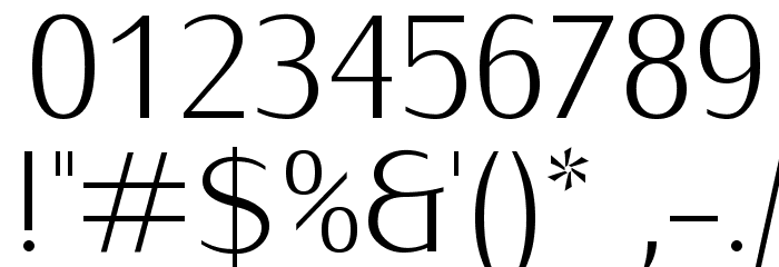 IwonaLight-Regular Font OTHER CHARS