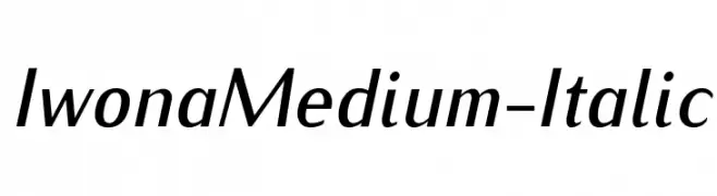 IwonaMedium-Italic  لخطوط تنزيل