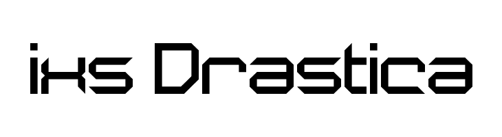 ixs Drastica  baixar fontes gratis