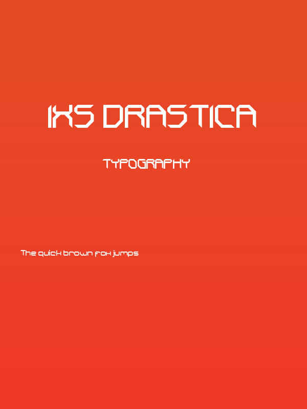 ixs Drastica Poster