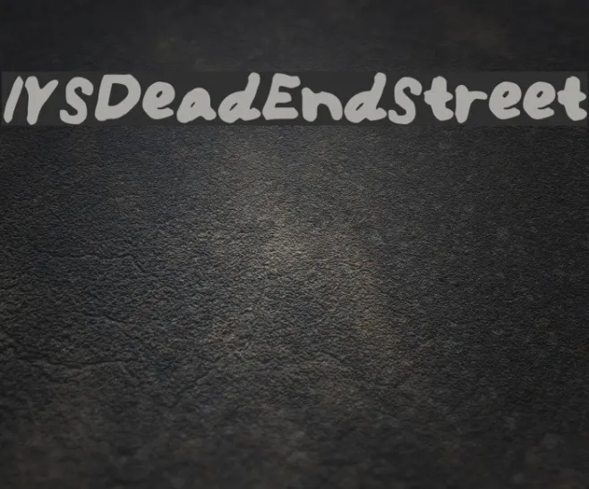 IYSDeadEndStreet Example 2