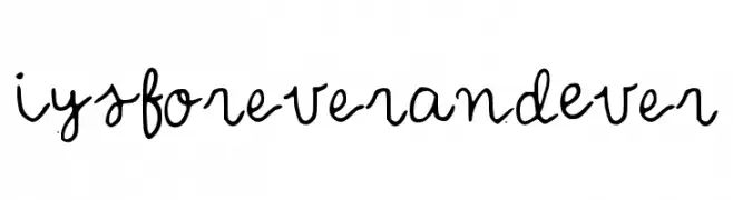 IYSForeverandEver  Fuentes Gratis Descargar
