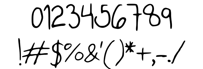 IYSForeverandEver Font OTHER CHARS