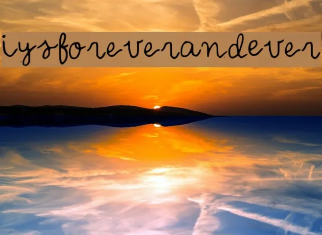 IYSForeverandEver Example 2