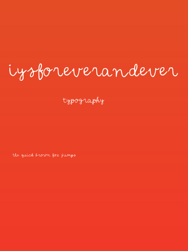 IYSForeverandEver Poster